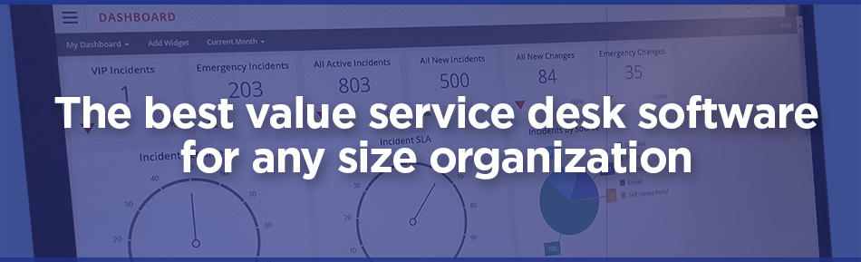 screenshot of Enterprise Service Desk